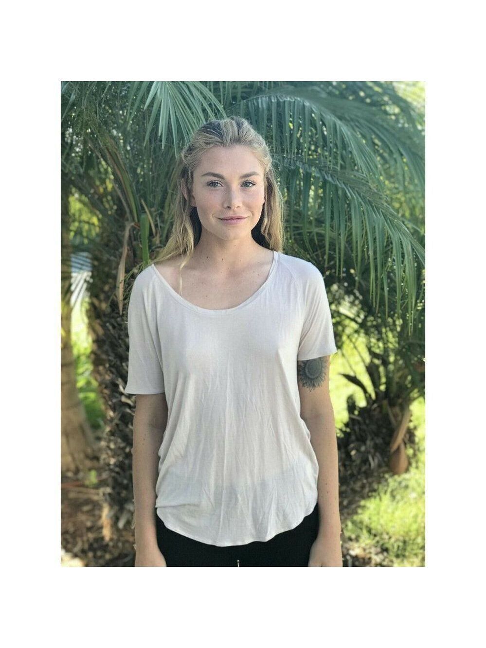 Bella Luxx Micro Modal Jersey Silk Tissue Top M